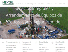 Tablet Screenshot of mexoil.com